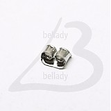 - NÁUŠNICE Motýliky, 5mm x 4mm x 2.5mm /50ks - 419760