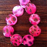 - Coins perleť leopard - 20mm - 442378