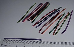  - Drôtená špirálka 5 cm - fialová - 447472