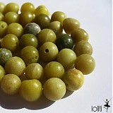 - jadeit 6mm olivovo zelená - 471730