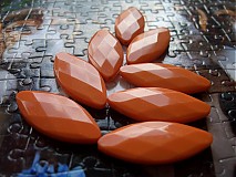 - mega oranžové slzy! (4cm) - 485076