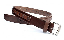 - kožený opasek, ručně šitý - 515020