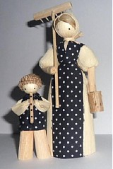 - Bába s hrablami a putničkou + chlapec s píšťalkou - 518178