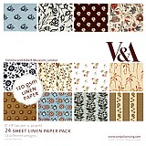  - Sada papierov 20,3x20,3cm motív Látky, kolekcia VAM  - 523791