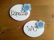 - Tabuľka Kúpeľňa a WC - 548447