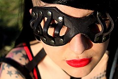 - leather mask - 552293
