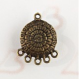  - RAMIENKO Korytnačka, Starobronz, 26mm /2ks - 614230