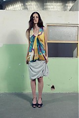 - Hedvábný top - SAMPLES SS2011 - 619076