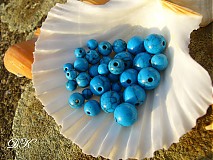  - tyrkys - 4+6+8 mm  - 631333