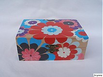 - krabička Flores rojas - 638567