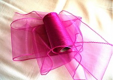 - organza stuha fuchsia - 638716