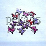  - motýle mix 10ks 17x13,5mm - 648403
