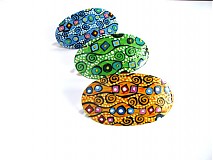  - klimt na žltom smalte-spona - 651382