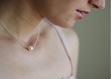  - °náhrdelník biela perla °  - 655358