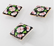 - Kovové KORÁLKY Cloisonne, 22mm /1ks - 659429