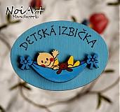 - Tabuľka DETSKÁ IZBIČKA modrá - 699079