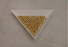 - Pozlátené korálky 3mm - 707019