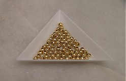 - Pozlátené korálky 4mm - 707025