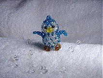  - Modro-biely korálkový pinguin - 736595