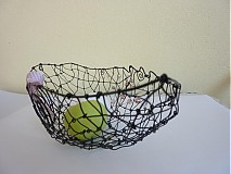 - Krajkový košík s korálikmi - 740759
