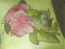  - vankúš-kolibrík na hodvábe - 81672