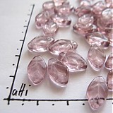 - Lístečky 12 x 8 mm fialové světlé 30 ks - 864734