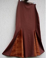  - Dlouhá lněná sukně - 873075
