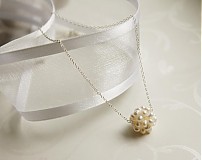  - ° náhrdelník perla guľka ° Ag925 - 878720