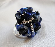  - Lapis lazuli- prsteň striebro 925/1000 - 914304