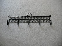  - Vešiačik 5-háčikový srdiečko - 933192