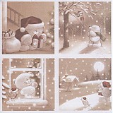 - zlatisté kartičky 15x15cm FFS Timeless - 935912