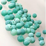 - Ohnivy achat 6mm / Mentol - 971863