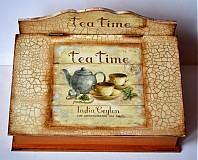 - Drevená kazeta Tea Time - 975186