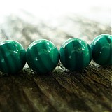  - Malachit synt. 6mm 2ks - 97679
