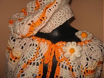  - Súprava Margaréta: baret+minipelerína AKCIA!!! - 977796