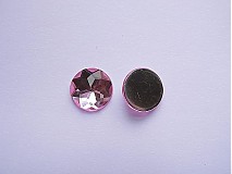  - Akrylový kabošon 18mm - ružový - 985404