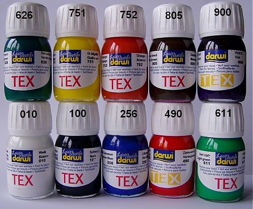 - TEX - farby na textil - 1025766