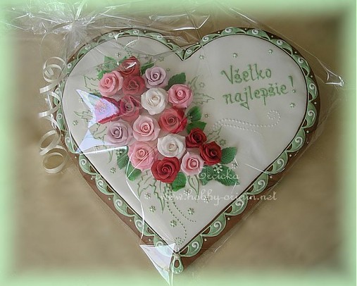 - Srdce s ružami - 1047692