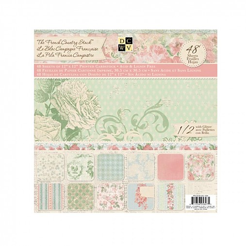- sada papierov 30,5x30,5cm French Country - 1110907