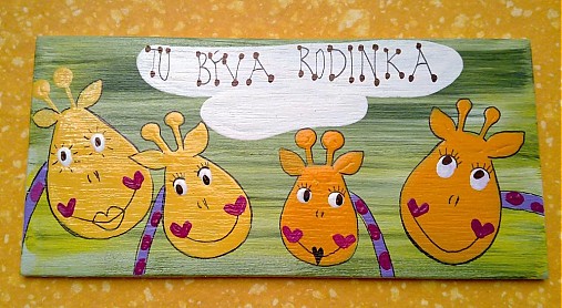 - menovka na dvere - rodinka - 1145303