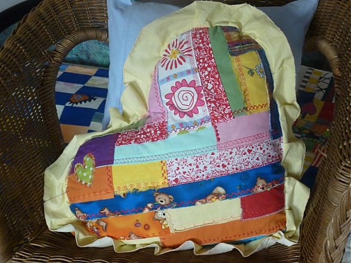 - Vankúš crazy patchwork - 1195819