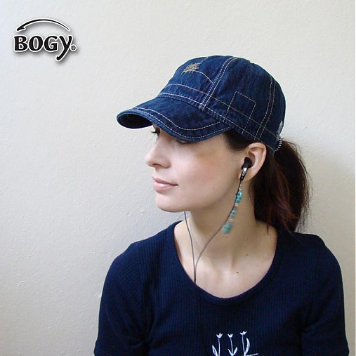 unisex riflová kšiltovka, džínová čepice 821/58
