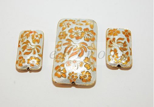  - Kvietkovaná cloisonné sada  - 596526