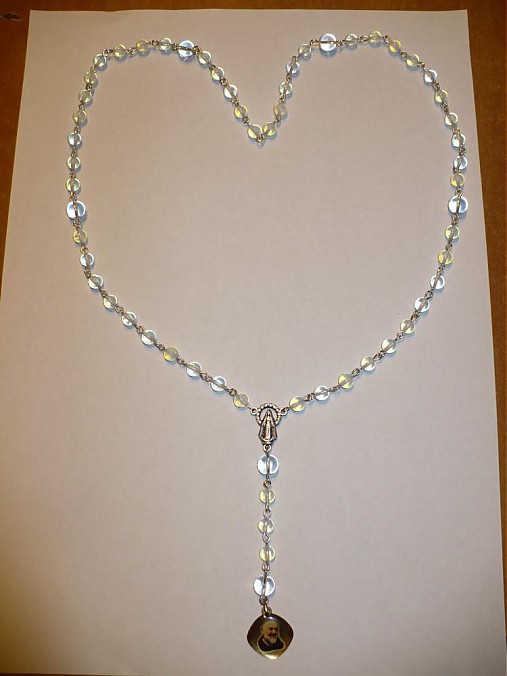 Náhrdelníky - ruženec pátra Pia - 3748574_