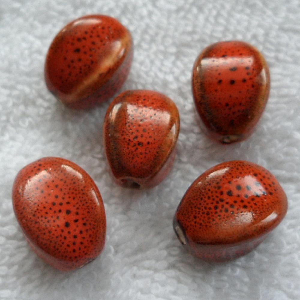 CERAMIC 11x16mm-1ks (oranžová)
