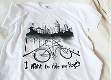 Pánske oblečenie - "ride my bicycle" pre chalanov - 3756624_