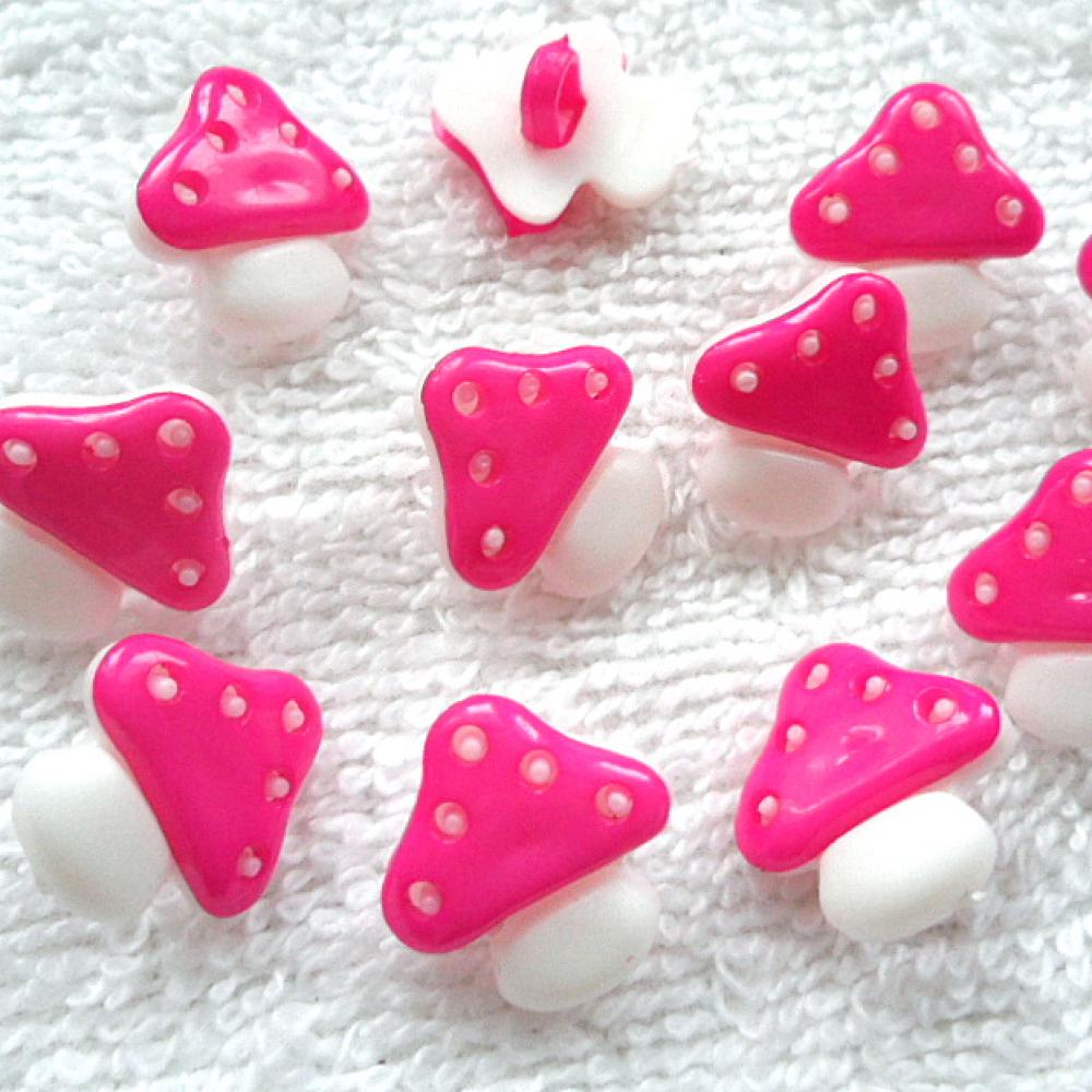 Gombík hríbik 16,5mm-1ks (fuchsia)