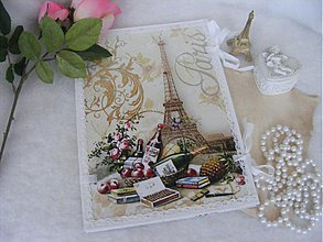 Papiernictvo - Paríž a ruže ... / zakladač ... skladom - 3796115_