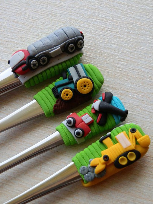 Detské doplnky - Príbor pre chlapčekov 3. - 3829052_