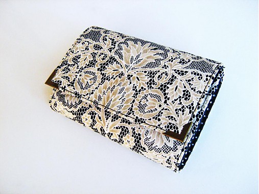 Peňaženky - V něžném krajkoví - menší i na karty - 3830565_